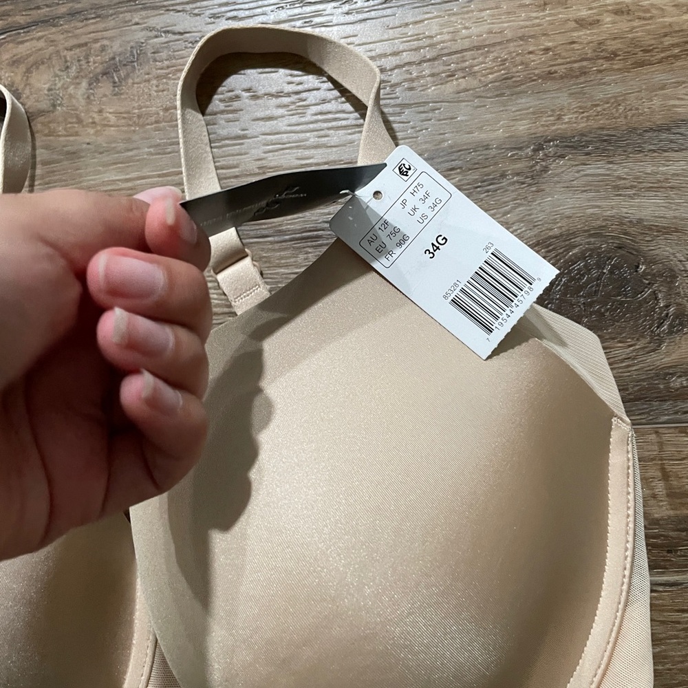Ultimate Side Smoother Underwire T-Shirt Bra Nude Size 34G - Picture 6 of 8
